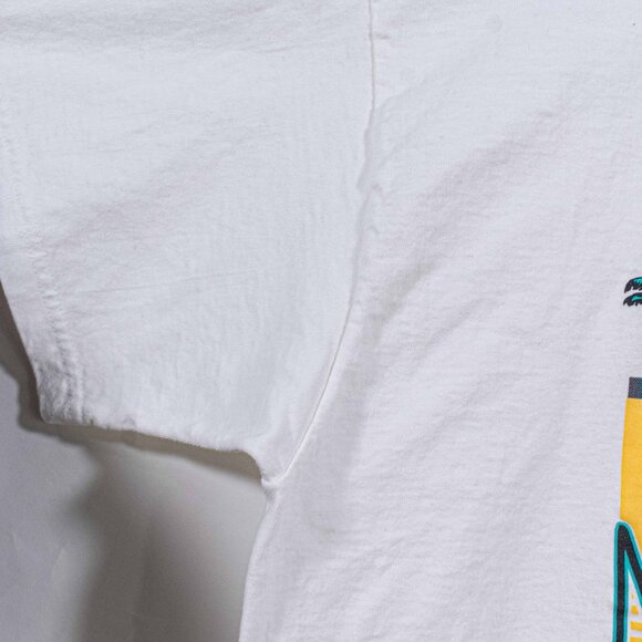 Miami Beach Florida Art Deco T-Shirt PeopleSoft Software Tech XL Y2K Streetwear - Picture 12 of 16
